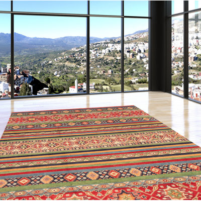 Odeth One-of-a-Kind 6'10" X 10'3" New Age Wool Area Rug in