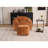 Chenille Bean Bag Chair with Ottoman-957483136