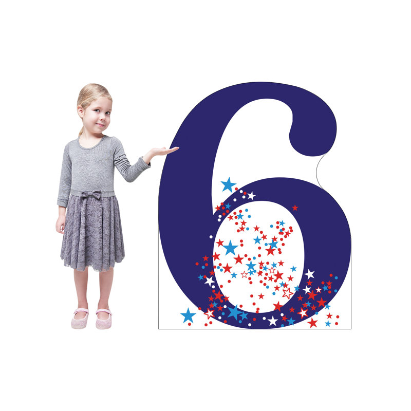 Number 36'' Cardboard Standup