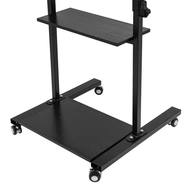 Chariot de bureau debout 32 po 4 niveaux