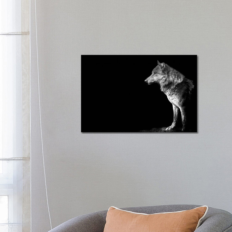 Wolf I 1 Piece Wrapped Canvas Painting