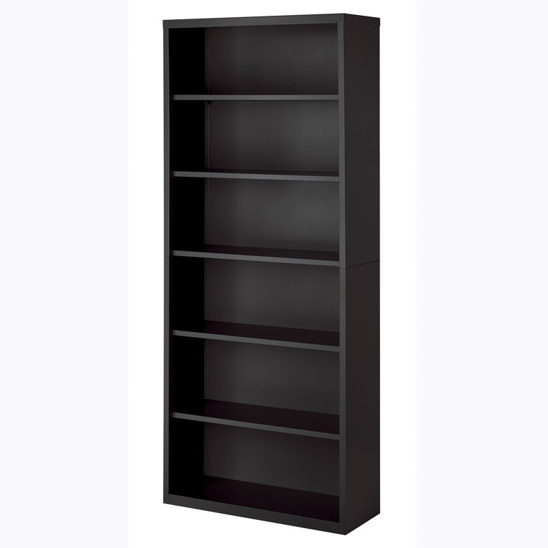 Fortress Bookcase, Charcoal, (5 Shelves) 72" H x 35" W x 13" D