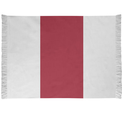 Tapis rouge à rayures de hockey national