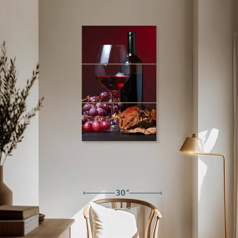 Yarlin Autumn Red Wine, 57" H x 36" W