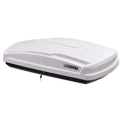 Rooftop Cargo Carrier Hard Shell, Both Side Openning Cargo Box With Security Lock, 15.5 Cubic Feet Capacity - 58.3x35.4x13in