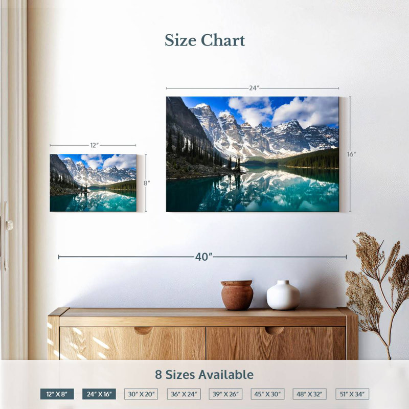 Alvord la beauté de Banff, H 16 po x l 24 po