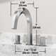 Hart 9" H Two Handle Widespread Bathroom Faucet 