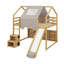 Lit mezzanine double avec tente