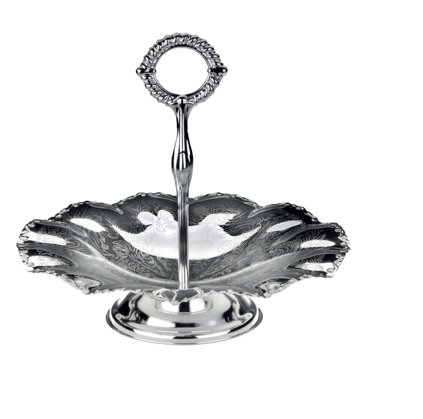 Corbell Silver Company Queen Anne Wavy Edge Cake Stand Wayfair