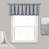 Tailored 84'' W Window Valance
