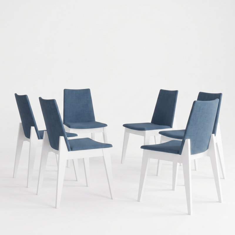 Fabric Linen Upholstered Parsons Chair