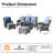 Wicker/Rattan 5 - Person Seating Group With Cushions-112869237