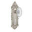 Victorian Plate with Decorative Keyhole and Crystal Victorian Knob-1294605023