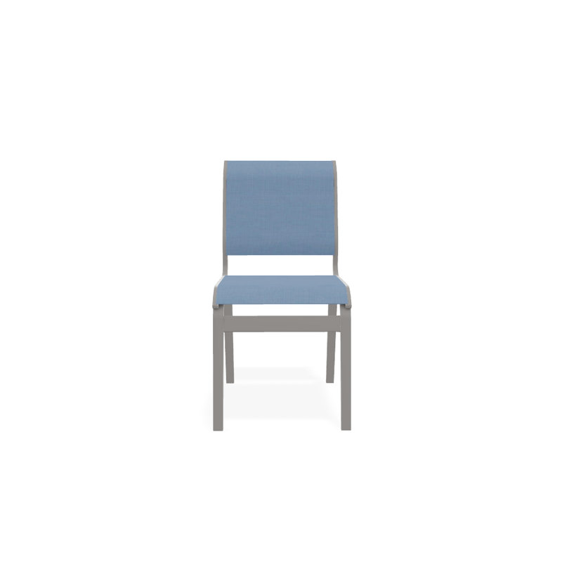 Chaise d'appoint de salle à manger Hiraku, Gris chaleureux texturé, Ciel 42D