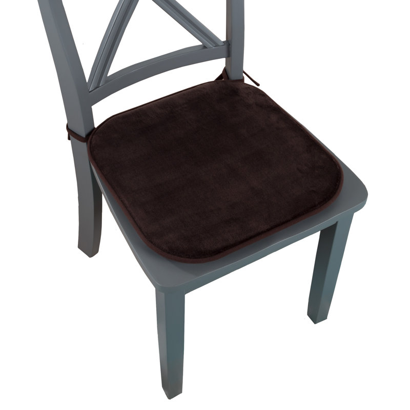 Outdoor 1'' Dining Chair Seat Cushion, Brown