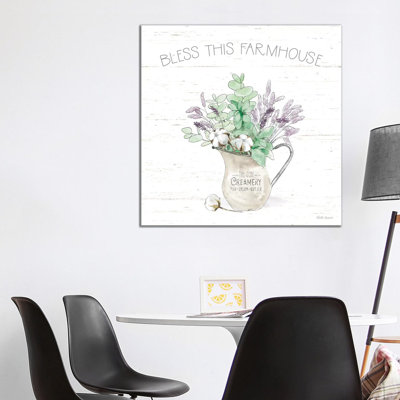 Farmhouse Cotton II Sage by Beth Grove - Print on Canvas