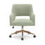 Chaise de bureau roulante rembourrée H 33 po-1581839547