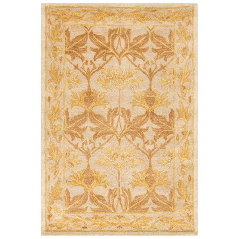 Tingley Hand Tufted Wool Oriental Rug, Rectangle 4' x 6'