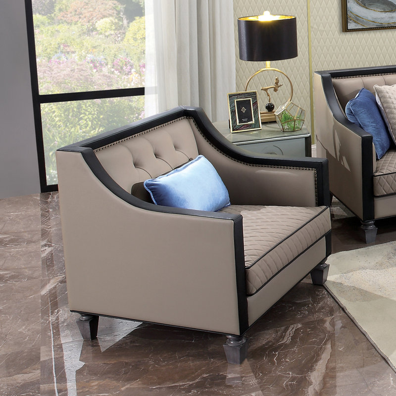 Bremen Faux Leather Armchair