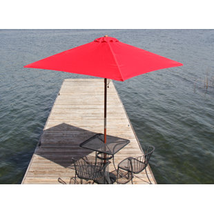 Parasol de marché carré 6,5 pi