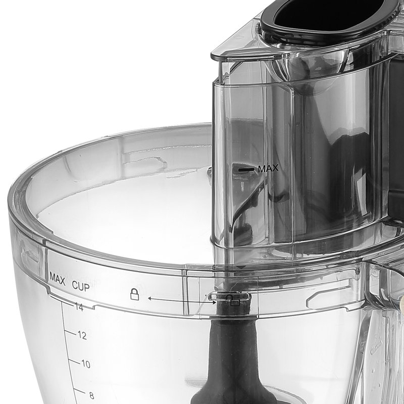VEVOR 14-Cup 600W Food Processor Vegetable Chopper for Mixing Slicing Kneading