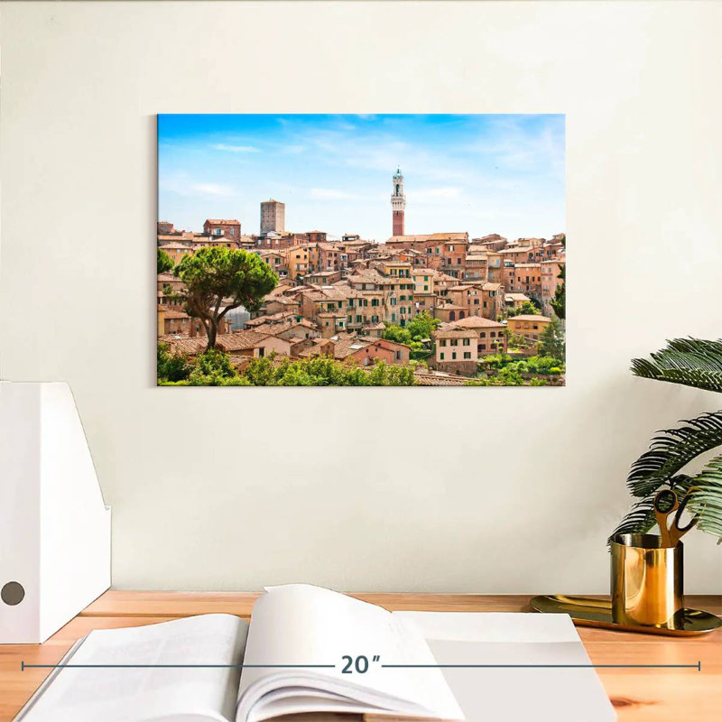Nicci Siena City, 8" H x 12" W