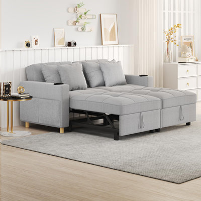 Borchert 2 Seater Fabric Sofa Bed