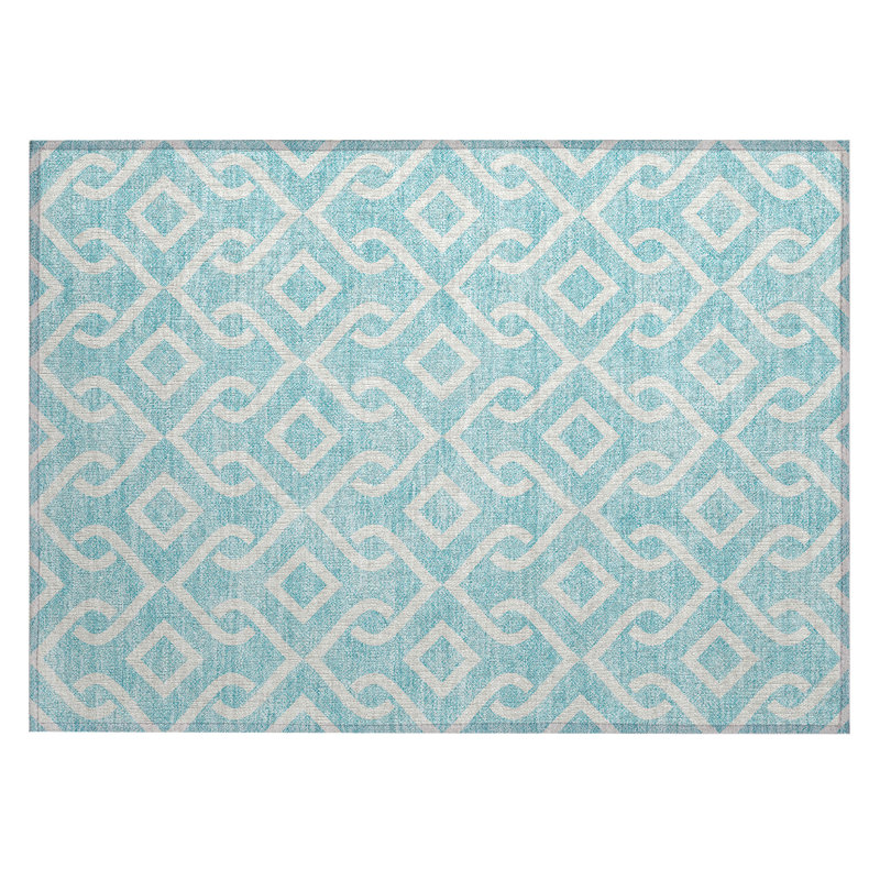 Tapis intérieur / extérieur Michaella, Rectangle 1 pi 8 po x 2 pi 6 po