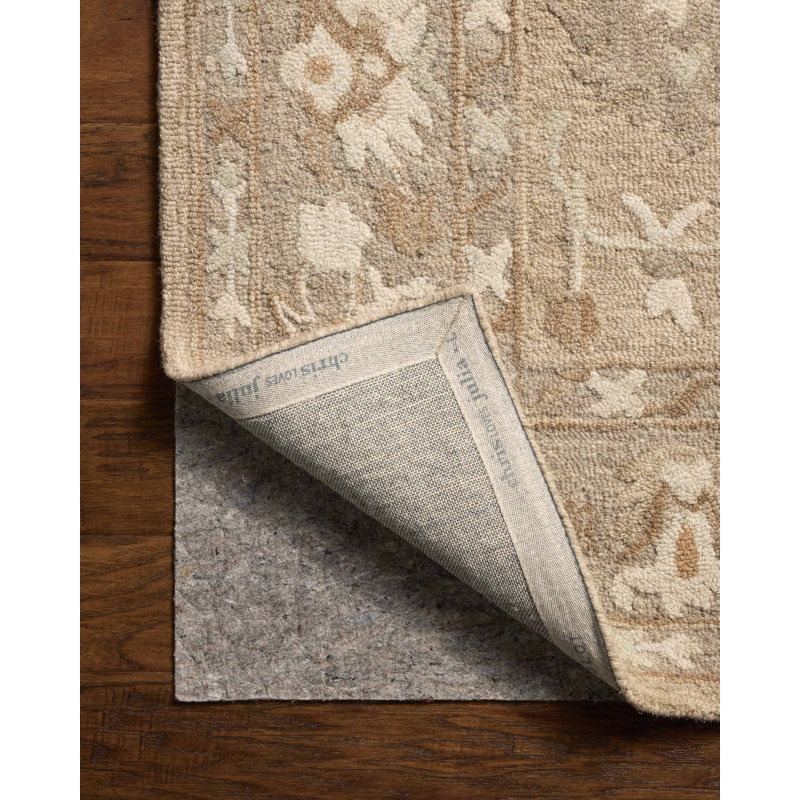 Chris Loves Julia x Loloi Dorothea Khaki / Dove Area Rug, Rectangle 2'3" x 3'9"