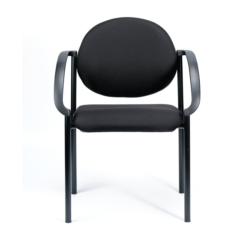 Chaise empilable Dakota, Noir