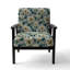 Chaise à accoudoirs rembourrée Teal