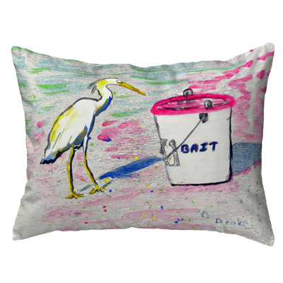  Coussin lombaire intérieur / extérieur Hungry Egret