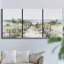 Hilly Countryside I, impression sur toile 3 pièces-1862586526