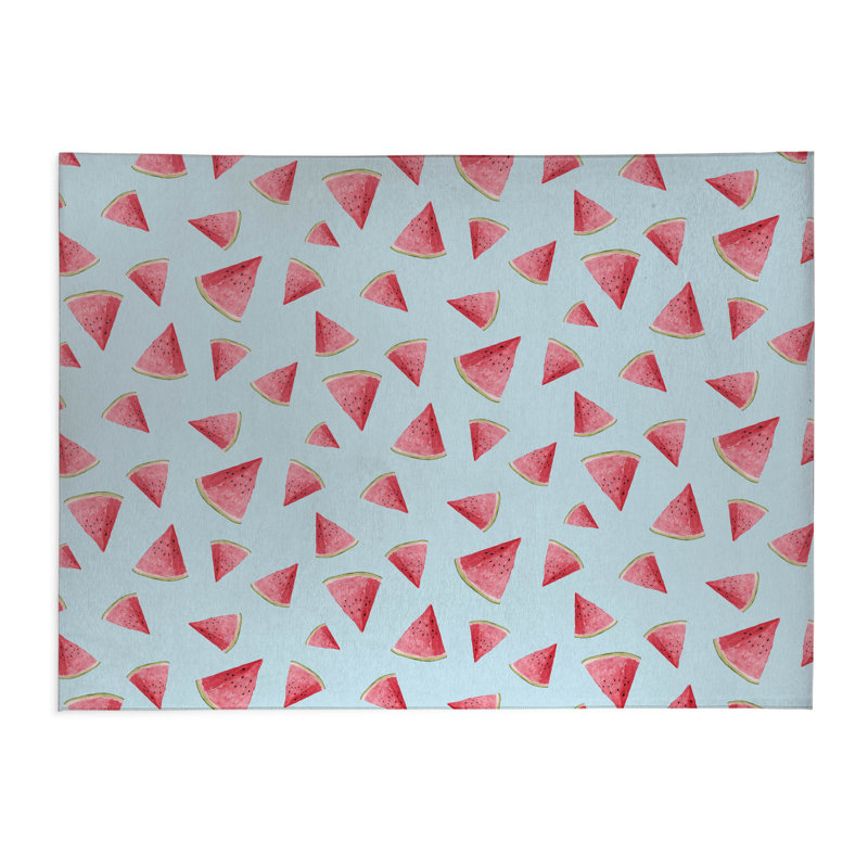 Summer Melon Outdoor Rug, Rectangle 2' x 3'