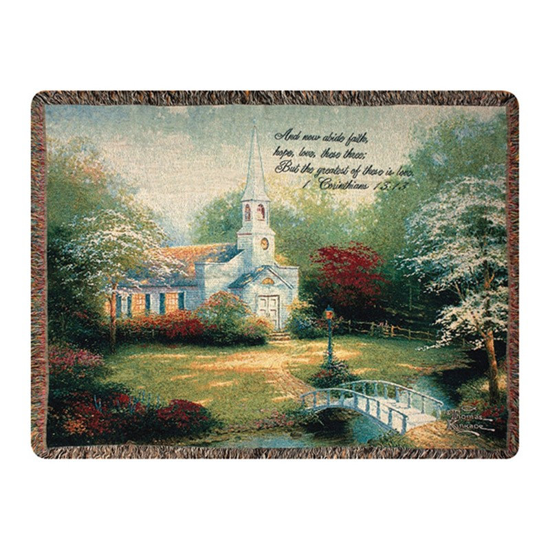 Jeté de chapelle manuel manuel avec tissage manuel Woodworkers & Weavers - 60 po x 50 po