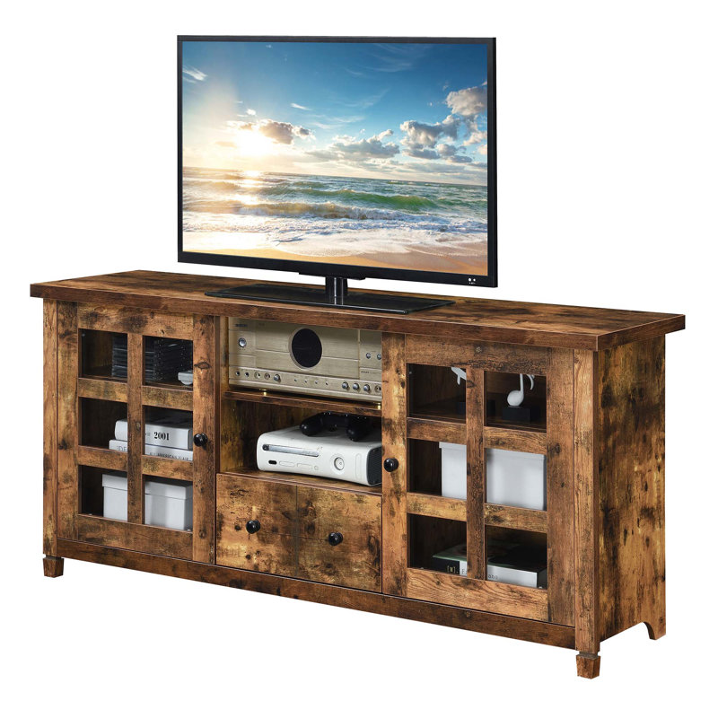 Meuble télé pour téléviseur de 65 po ou moins Douachee, Brun