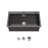 32-inch L Single Bowl Overmount Handmade Kitchen Sink Stainless Steel Sink with Drain and Hook-125422154