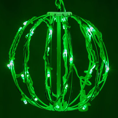 Fold-Flat LED Metal Sphere Light