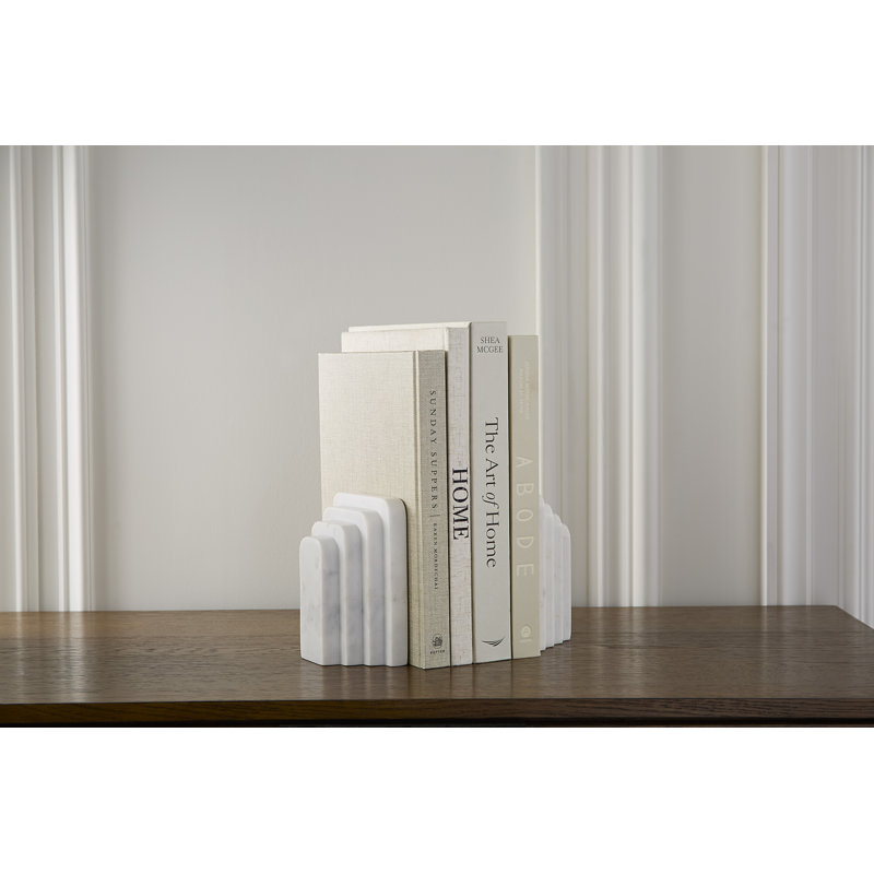 Fermalibri - Book Ends - Pair, White