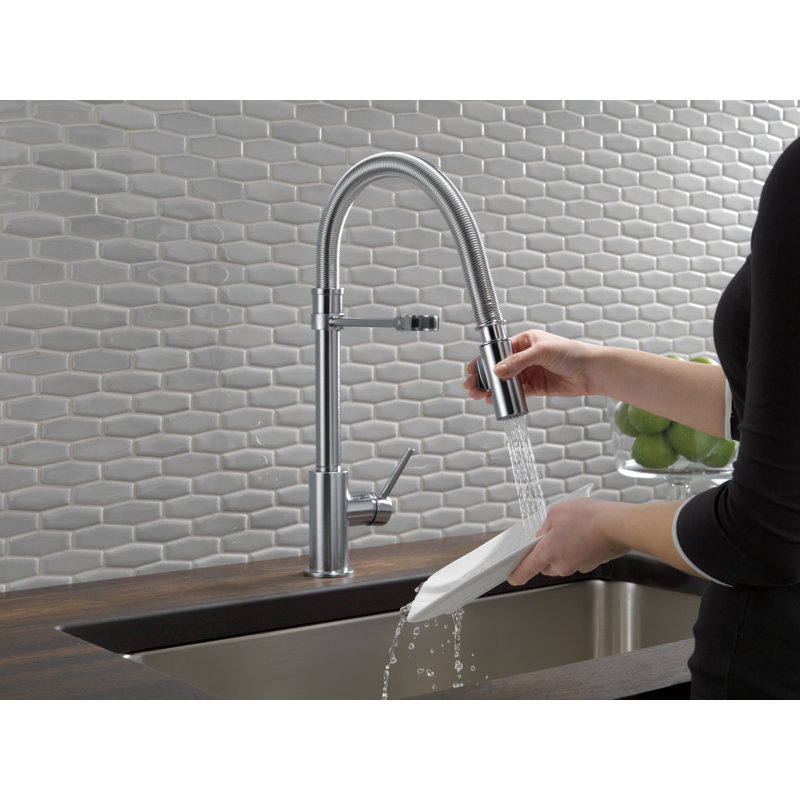 Robinet de cuisine Trinsic Pro Style, Acier arctique