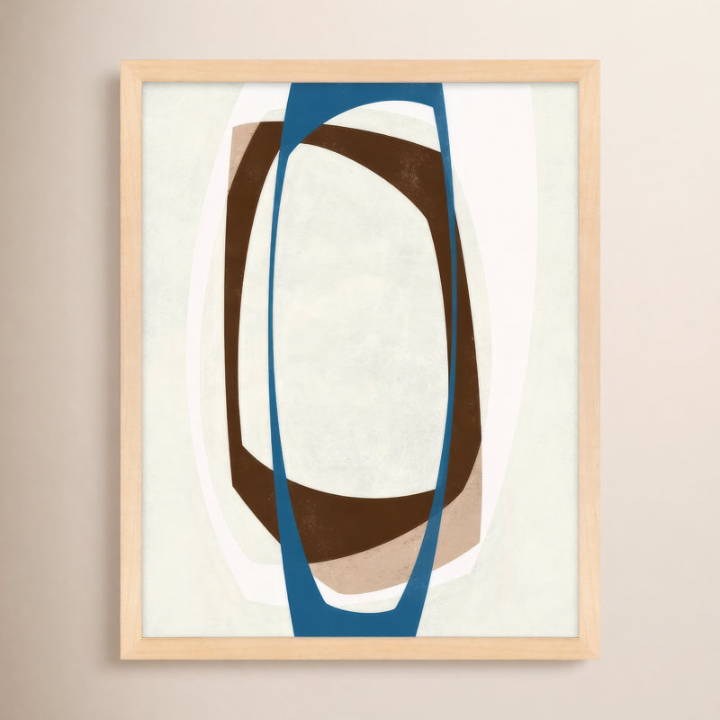 Orbit 1 Painting by Jacques Pilon, 20" H x 16" W, Maple Framed
