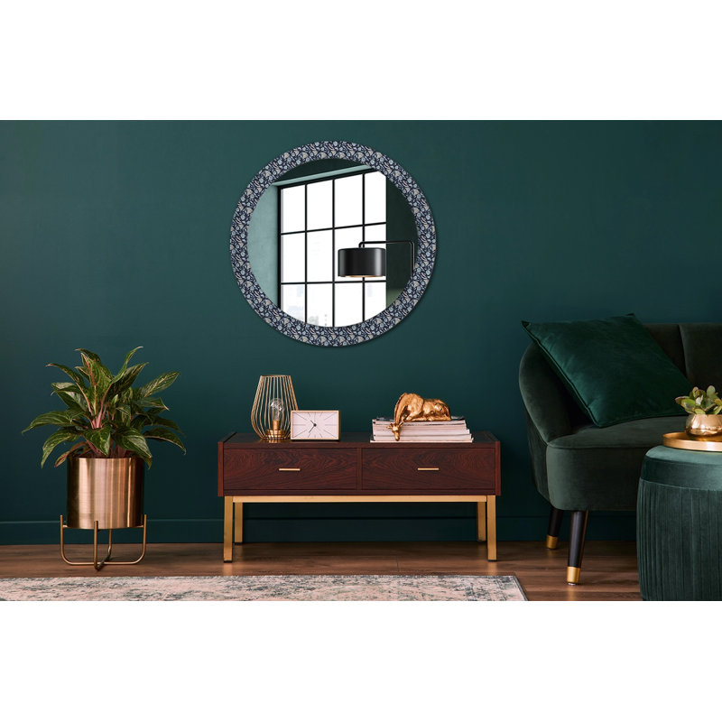 Huldar Glass Flat Wall Mirror, 80cm H x 80cm W
