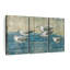«Sandpipers Oil Distress», 3 pièces sur toile-98562322