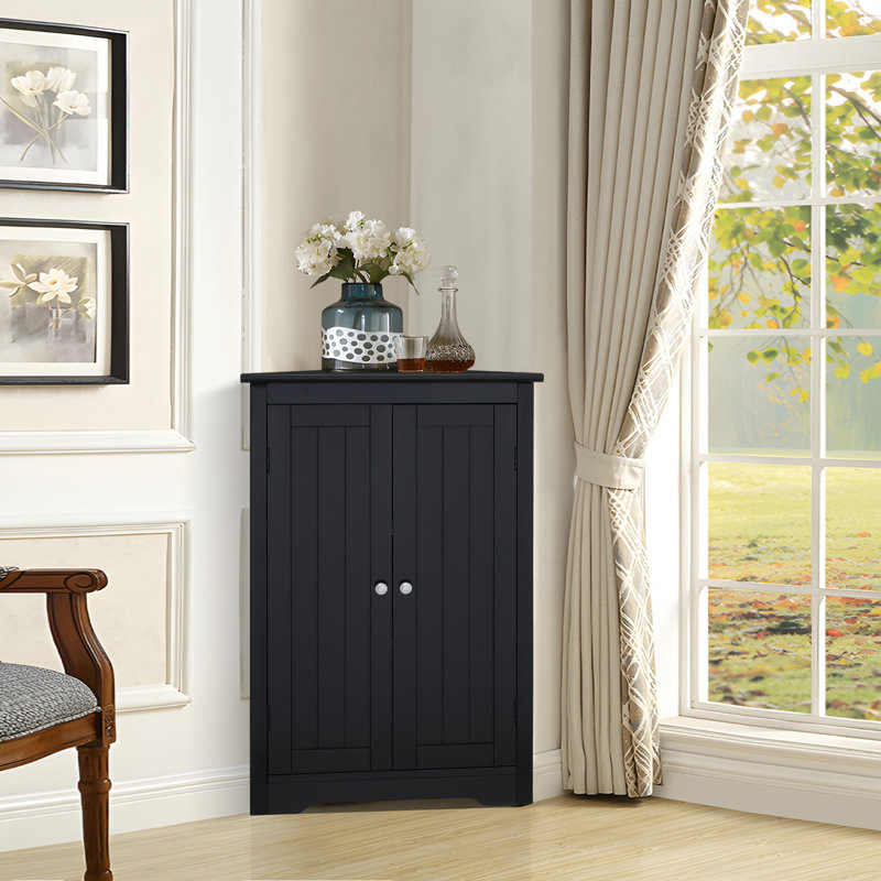 Mahidul Accent Cabinet, Black