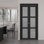 Forested Glass Solid Core Manufactured Wood Pivot-French Or Bi-Fold Doors With Hardware Kit