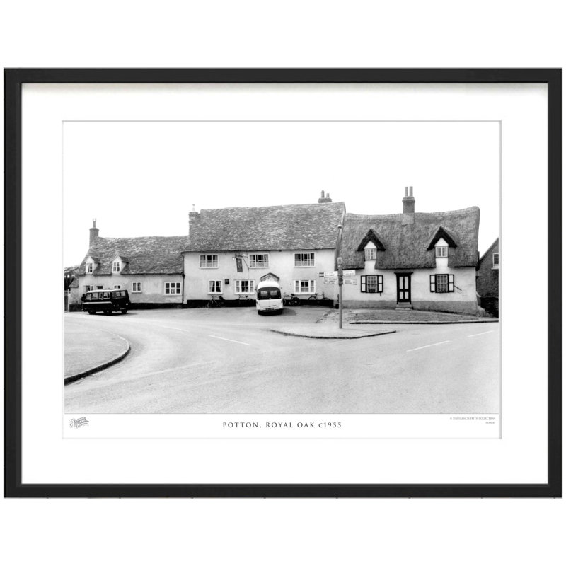 Potton, Royal Oak C1955 - Single Picture Frame Print, 28cm H X 36cm W x 2cm D