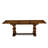 11 Piece Dinette Set Includes a Rectangle Dining Table with Removable Leaf and 10 Light Beige Linen Fabric Parson Dining Chairs, Antique Walnut-808438578