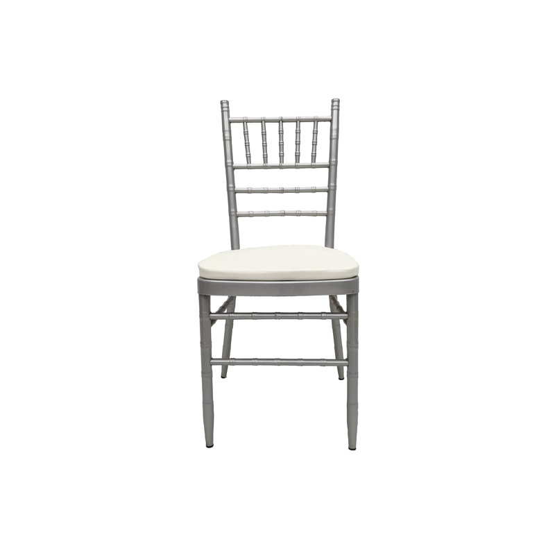 Chaise d'appoint empilable en tissu Adejah