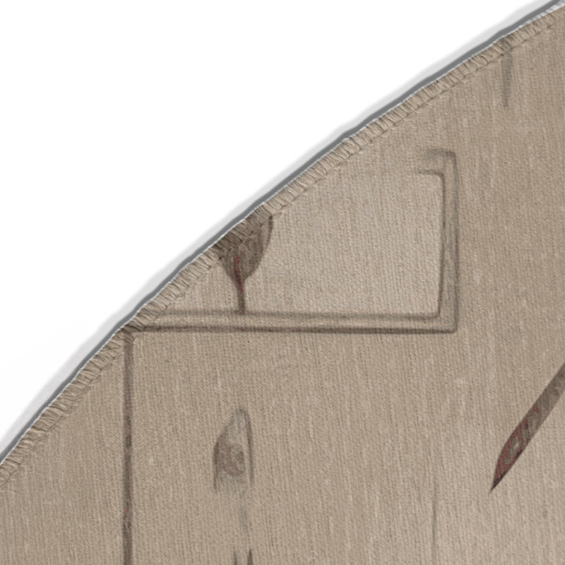 Legacy Lines Indoor And Outdoor Area Rug, Round 5'