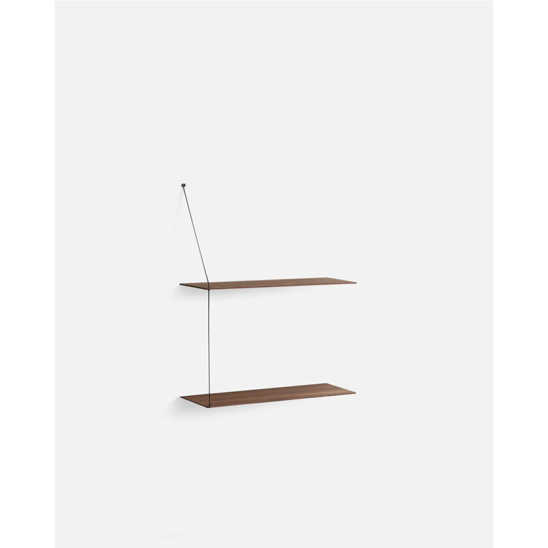 Stedge Shelf (60 Cm), White Oak, 47.2" H x 23.6" W x 8.7" D